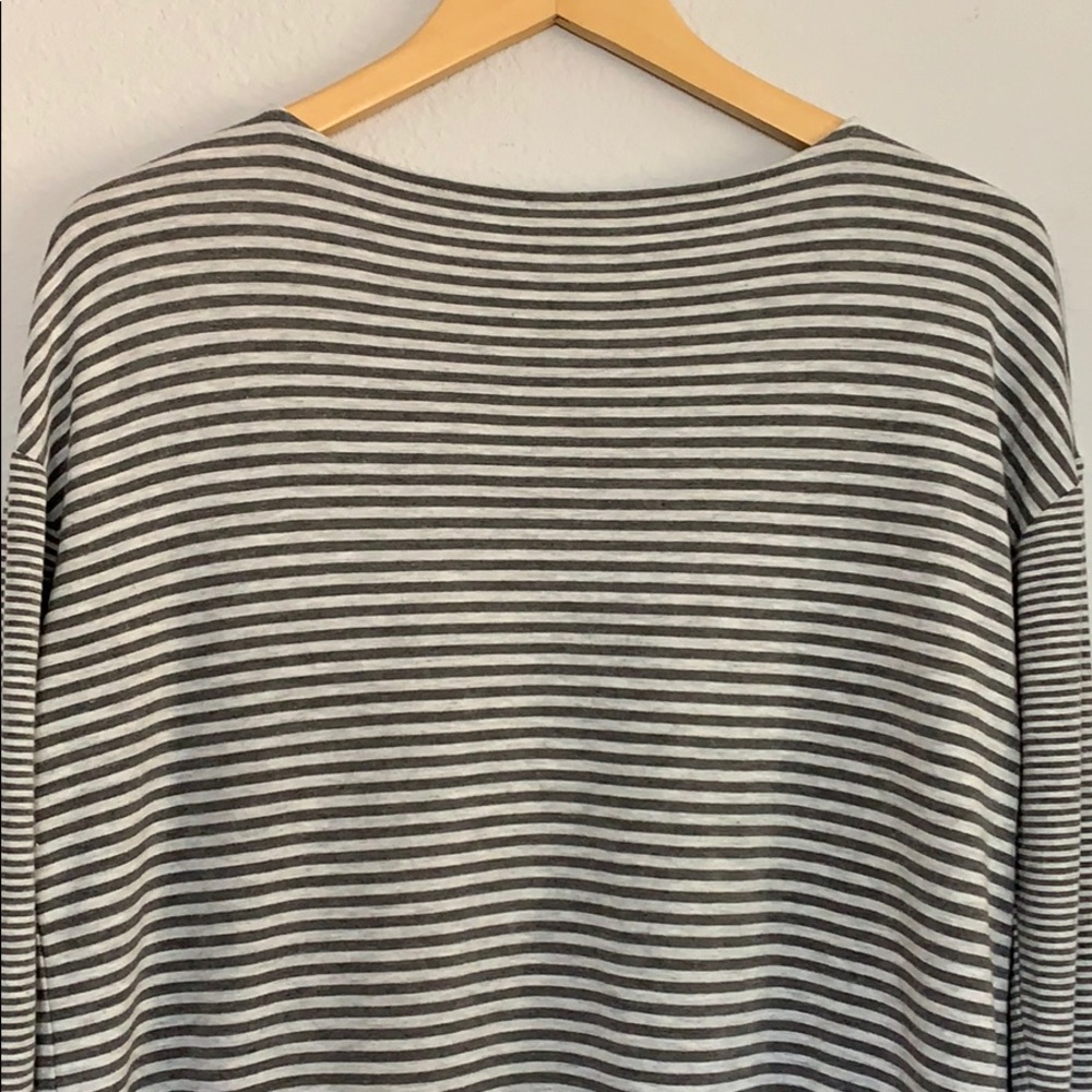 J. JILL Long Sleeve Striped Casual Shift Dress - Picture 11 of 14